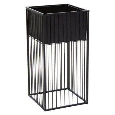 Alden Floor Standing Iron Black Planter