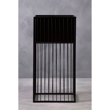 Alden Floor Standing Iron Black Planter