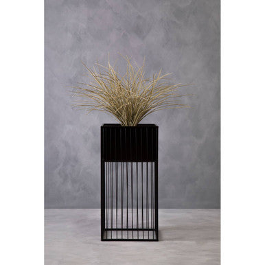 Alden Floor Standing Iron Black Planter