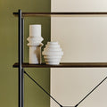 Fabia White Small Step Design Vase