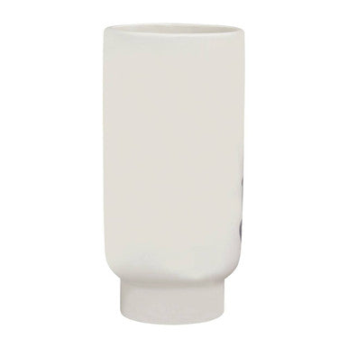 Viso Small Black & White Face Vase