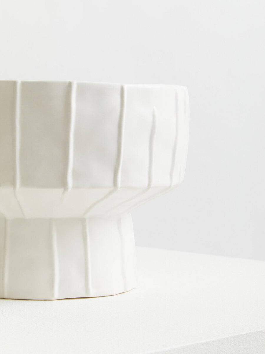 Fara White Vase