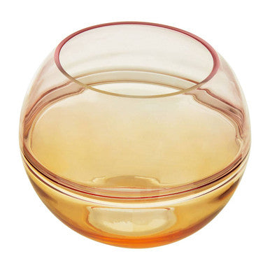Optik Round Glass Contemporary Vase