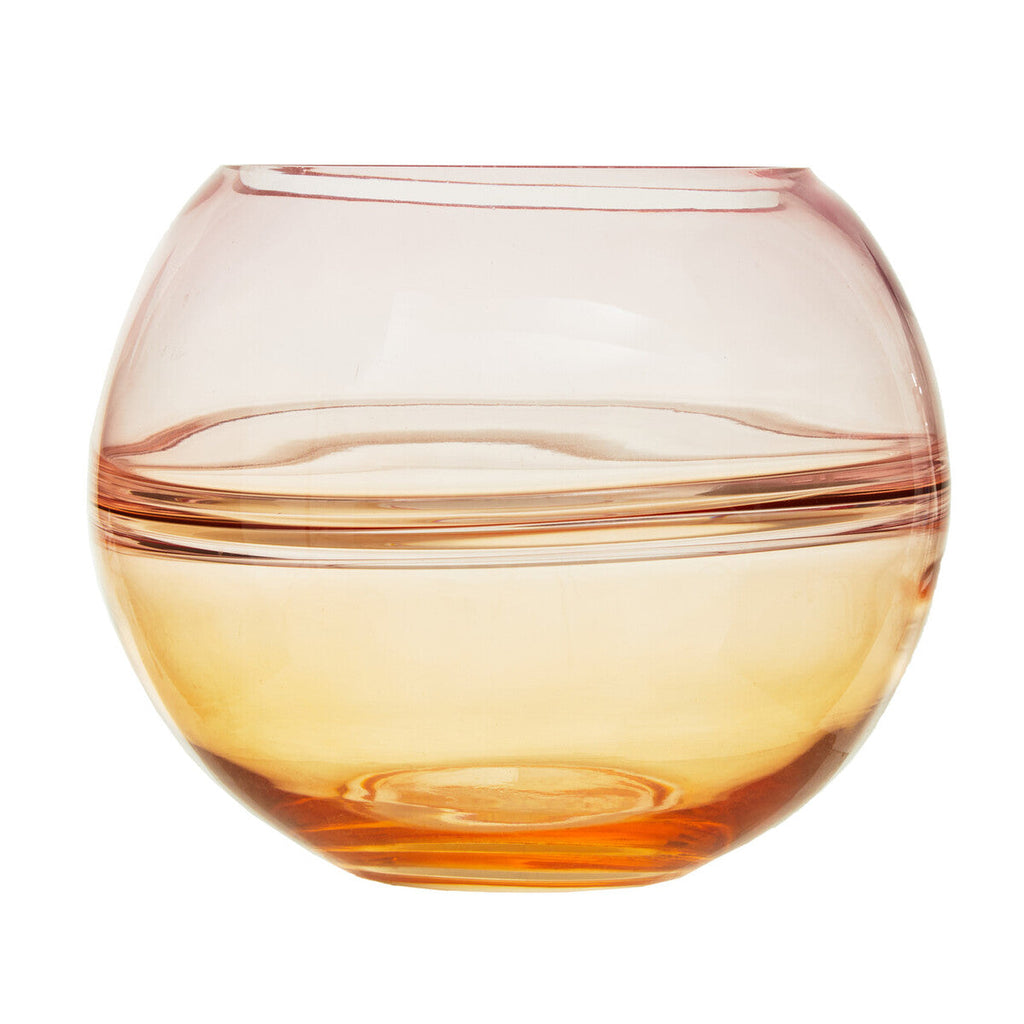 Optik Round Glass Contemporary Vase