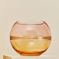 Optik Round Glass Contemporary Vase