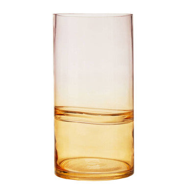 Optik Glass Contemporary Vase