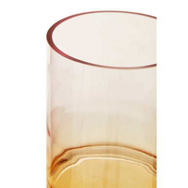 Optik Glass Contemporary Vase