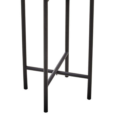 Trosa Small White & Black Floor Standing Planter