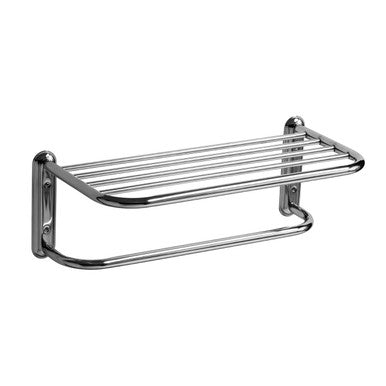 Dara Chrome Wall Mountable Towel Shelf