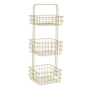Kirby Three Tier Gold Storage Caddy