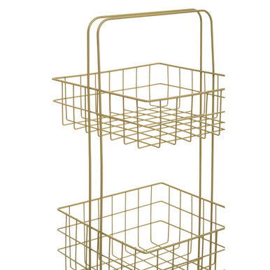 Kirby Three Tier Gold Storage Caddy
