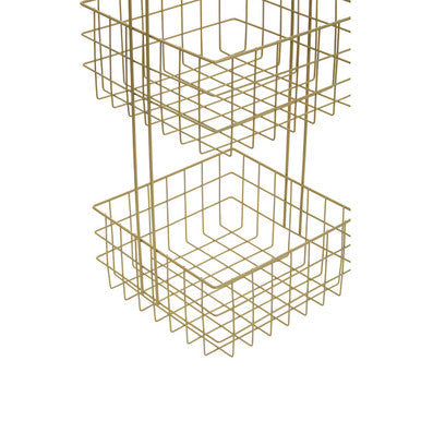 Kirby Three Tier Gold Storage Caddy