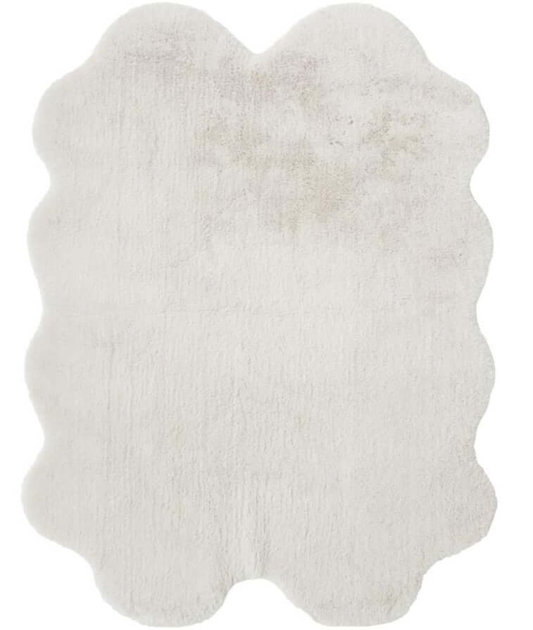 Luxury White Fur Rug