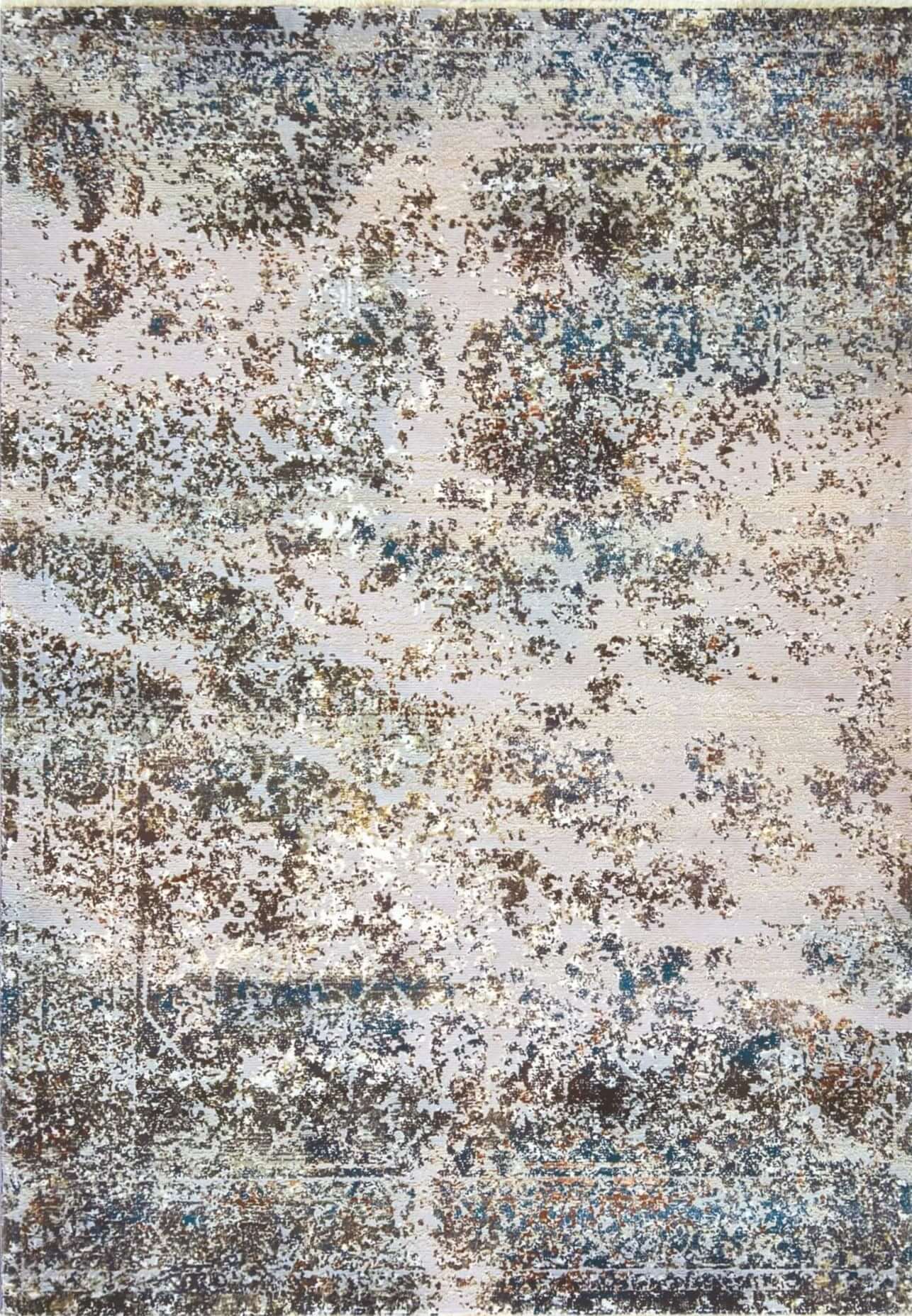 Arabesque Multicolour Abstract Contemporary Rug