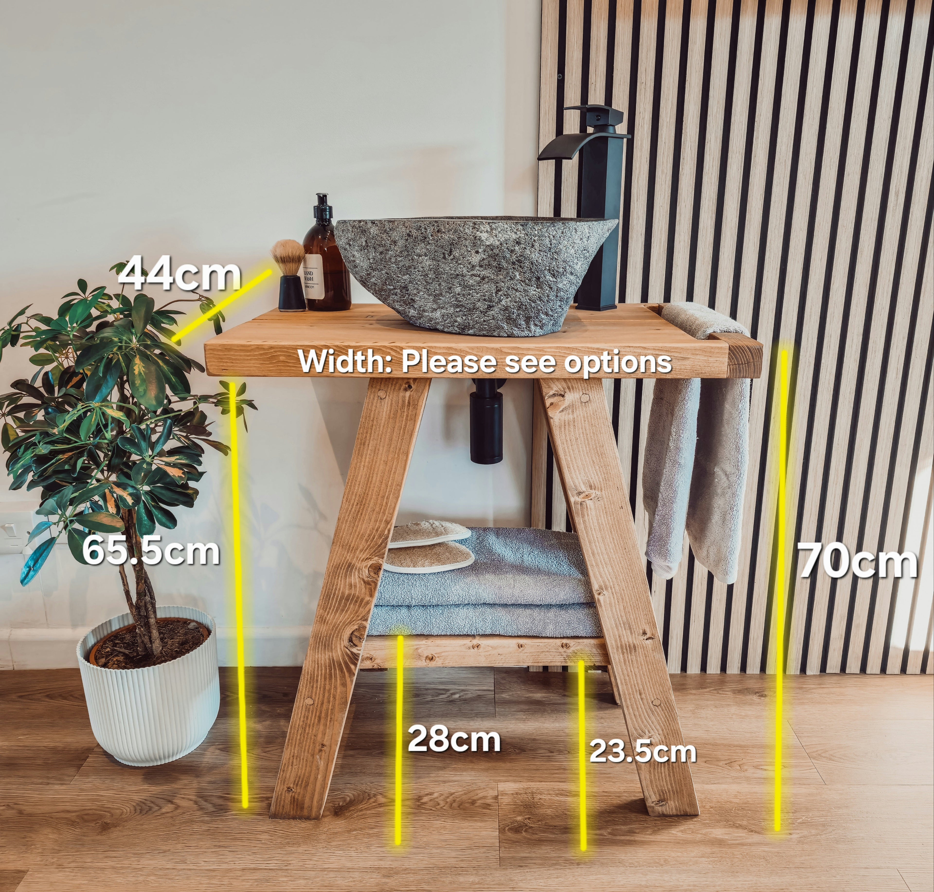 BORA Wooden Vanity and Shelf Storage | Tribe Joinery