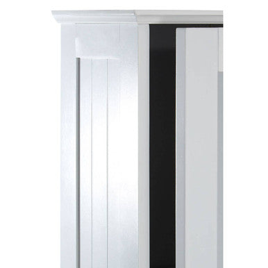 Portland Mirrored Natural Contemporary Cabinet