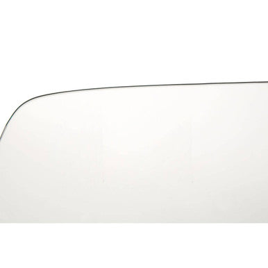 Clear Glass Square Dining Table With Silver Metal Base, Metropolitan