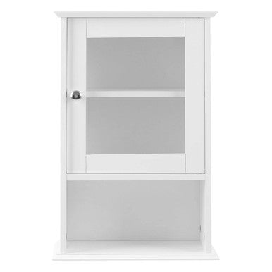 Portland Wall White Contemporary Cabinet