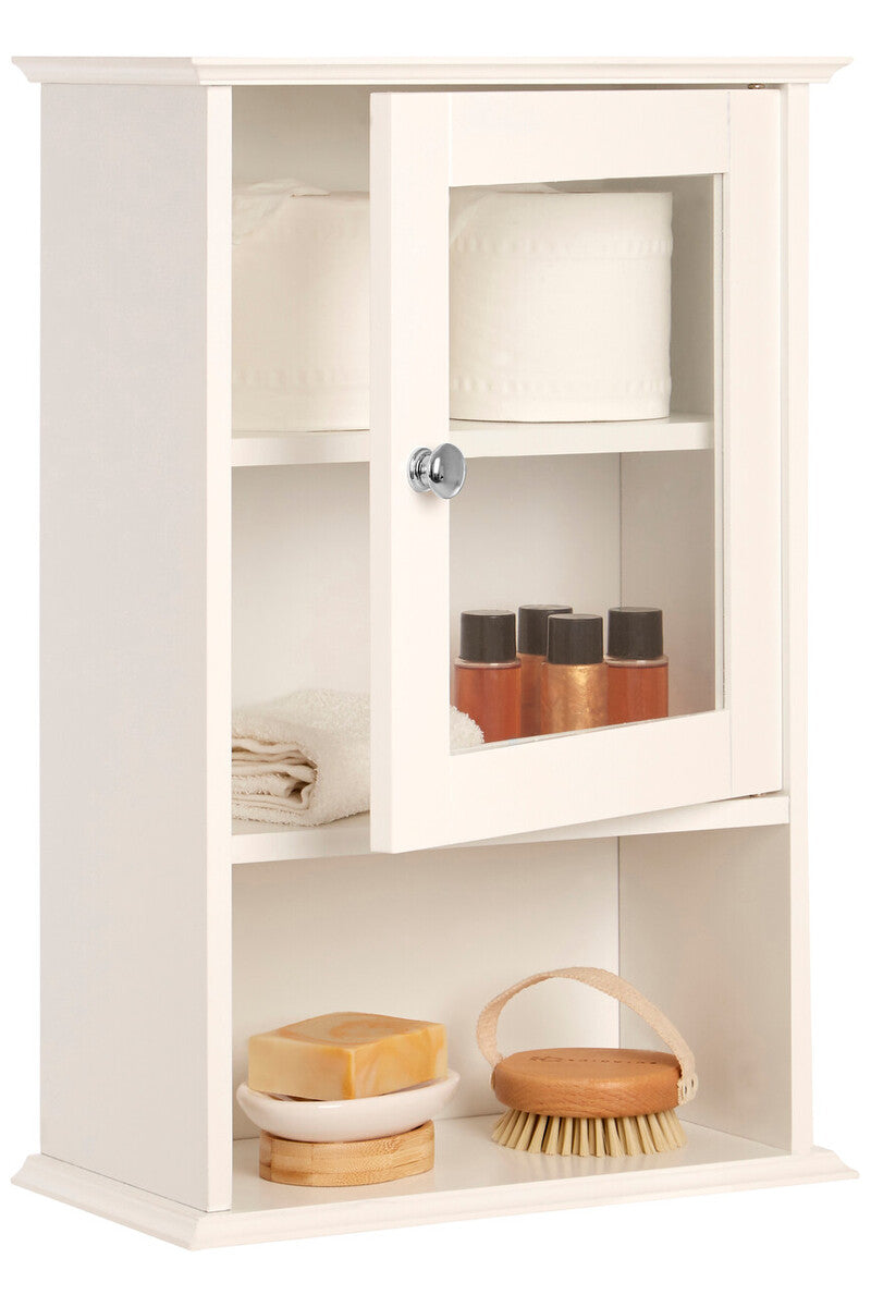Portland Wall White Contemporary Cabinet