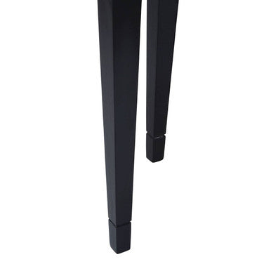 Clavier Black & Mirror Side Table
