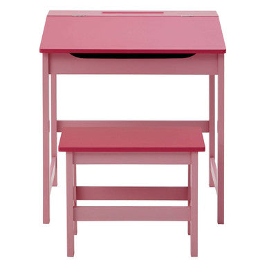 Jordan Childrens Pink Desk & Stool