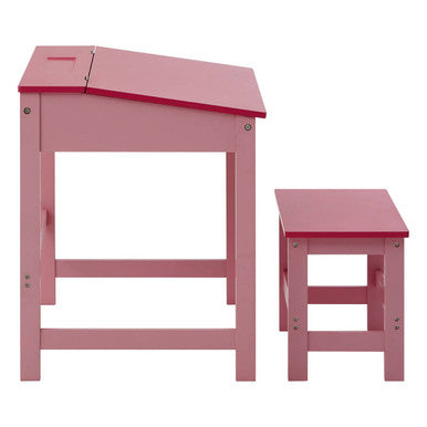Jordan Childrens Pink Desk & Stool