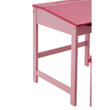 Jordan Childrens Pink Desk & Stool