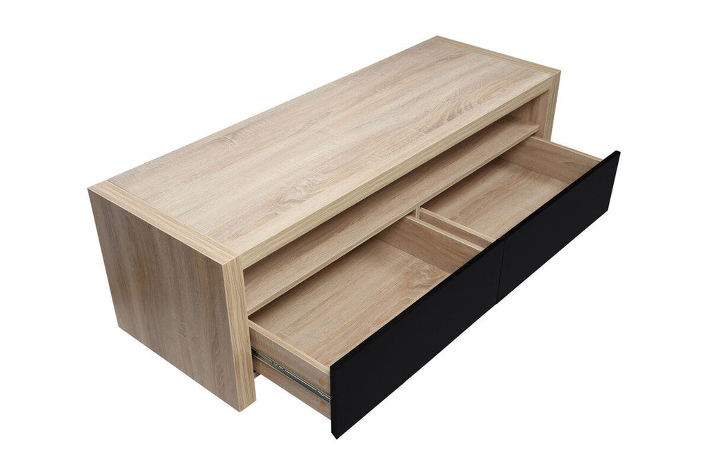Loki 2 Drawers & 1 Shelf Coffee Table