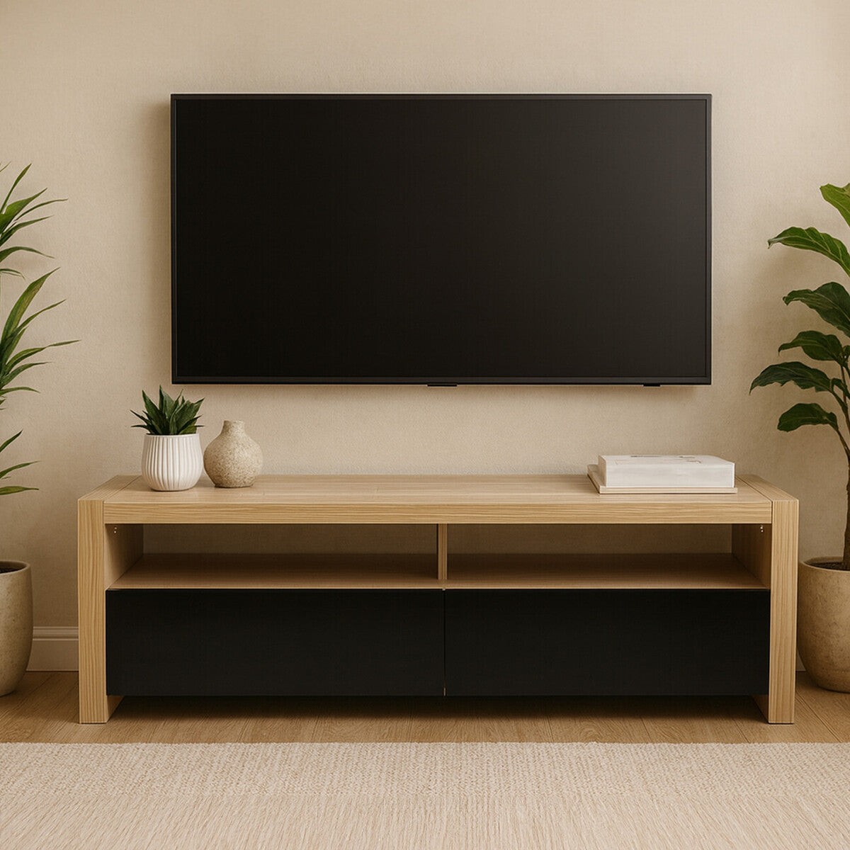 Loki 2 Drawers & 1 Shelf Coffee Table