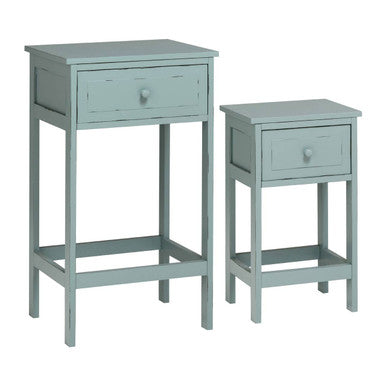 Chatelet Set Of Two Tables In Duck Egg Blue