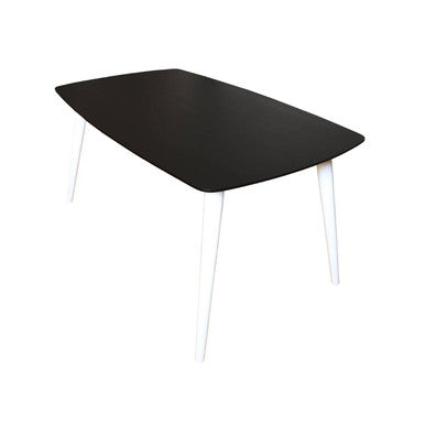 Cassy Black Ash Veneer Dining Table
