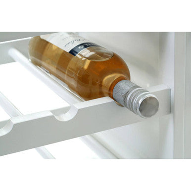 Harlow White & Bamboo Top Kitchen Trolley