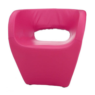 Aldo Hot Pink Leather Armchair