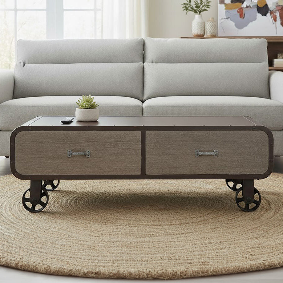 Village Loft 2 Drawer Coffee Table