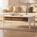 Bali White Contemporary Coffee Table