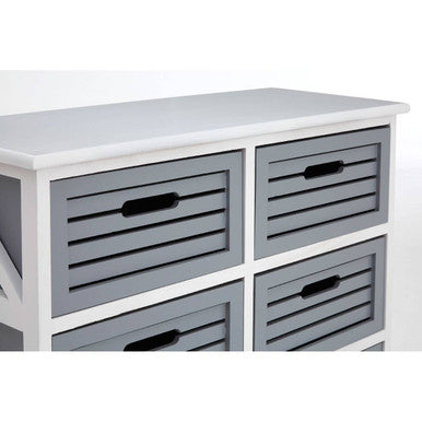 Vermont 6 Grey Cabinet Drawers