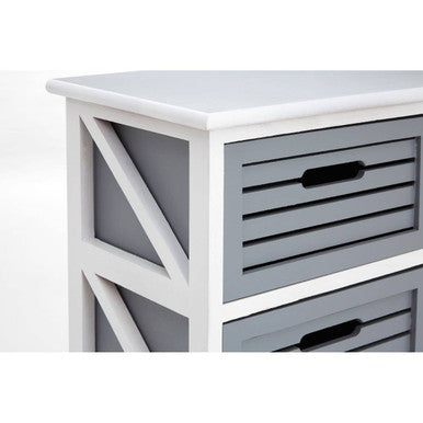 Vermont 6 Grey Cabinet Drawers
