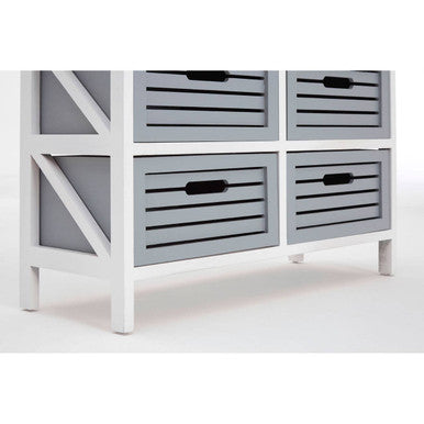 Vermont 6 Grey Cabinet Drawers