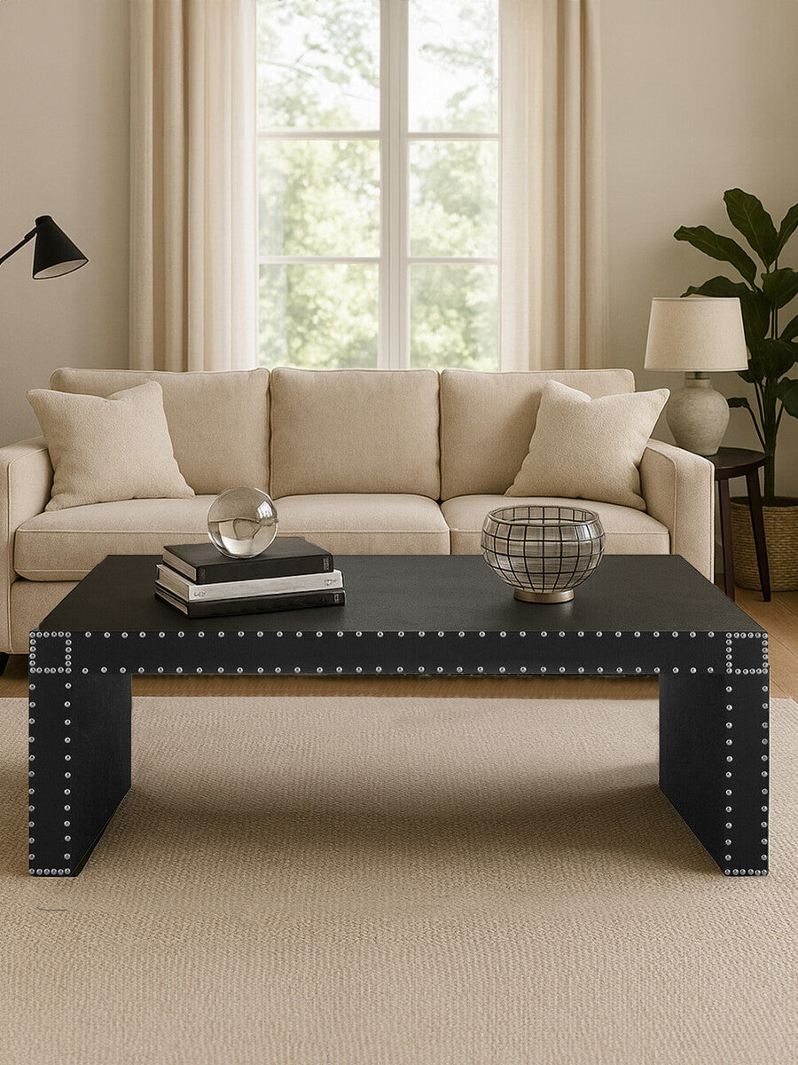 Sloane Walnut Contemporary Coffee Table