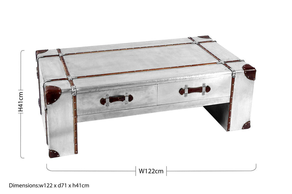 Avro Coffee Table With 2 Drawers