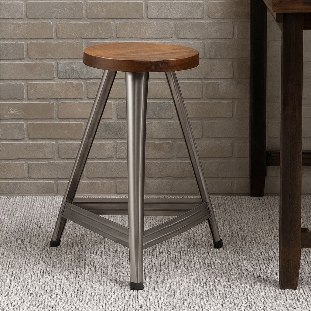 Avro Large Natural Industrial Stool