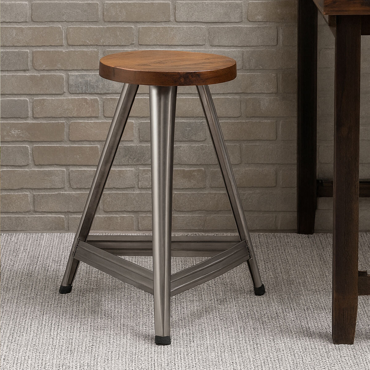 Avro Large Natural Industrial Stool