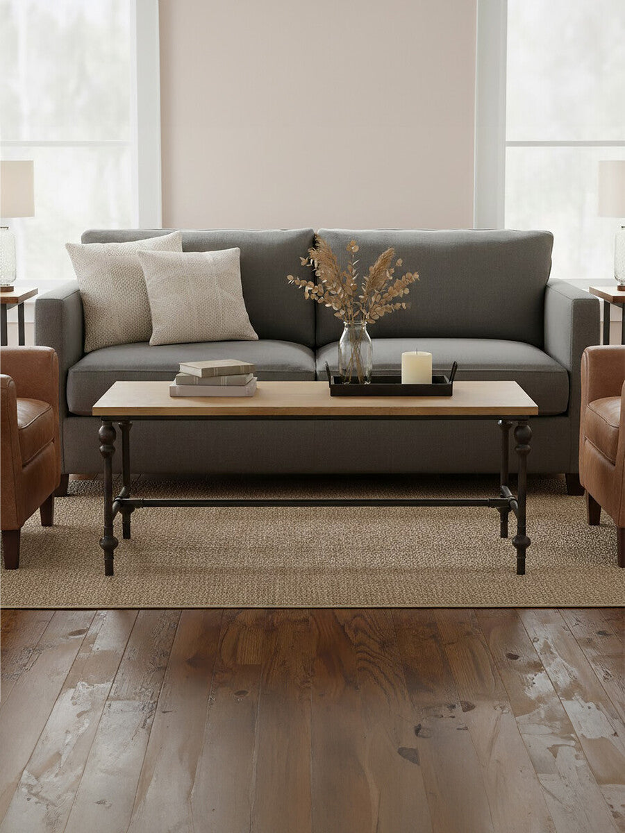 Tribeca Black Industrial Coffee Table