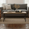 Tribeca Black Industrial Coffee Table