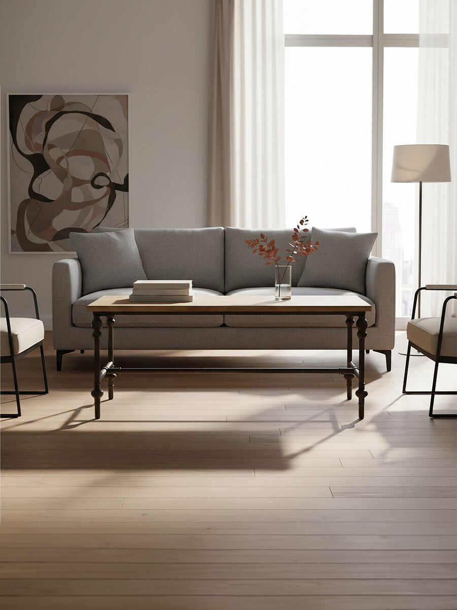 Tribeca Black Industrial Coffee Table
