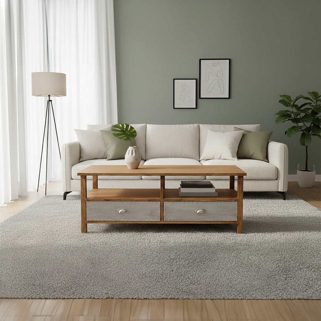 Shoreditch Natural Industrial Coffee Table