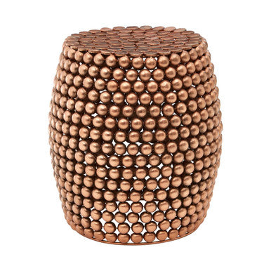Templar Copper Barrel Stool