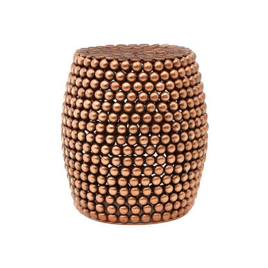 Templar Copper Barrel Stool
