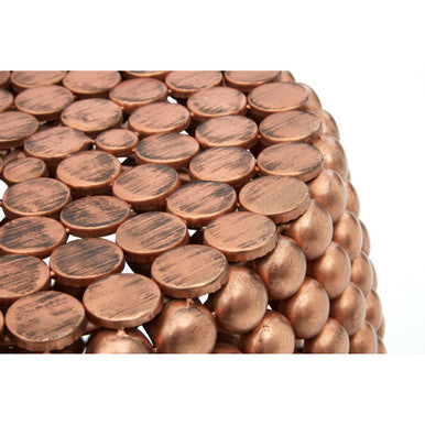 Templar Copper Barrel Stool