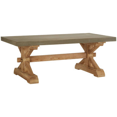 Pompeii Wooden Solid Wood Oak Contemporary Coffee Table